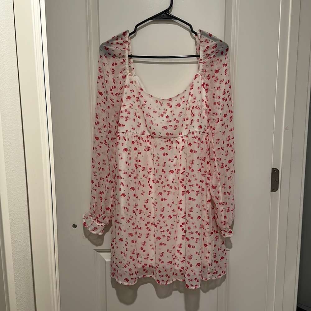 LIKE NEW white off the shoulder dress